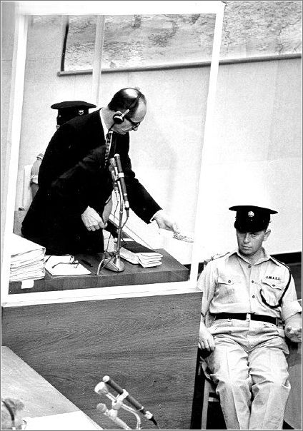 Eichmann at his trial 2